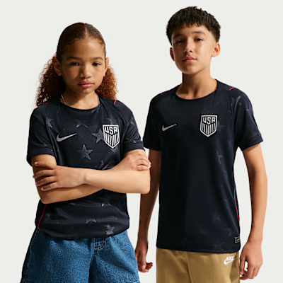 USMNT 2026 Stadium Away Big Kid' Nike Dri-FIT Soccer Jersey. Nike.com